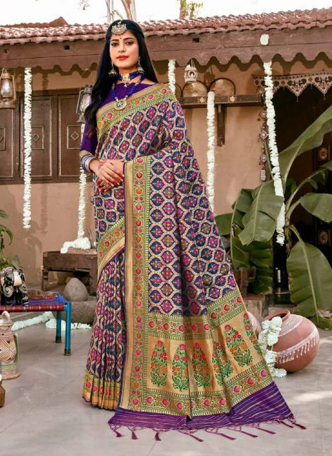 B FINE PATOLA Stylish Latest Fancy Designer Party And Wedding Wear Heavy Silk Saree Collection